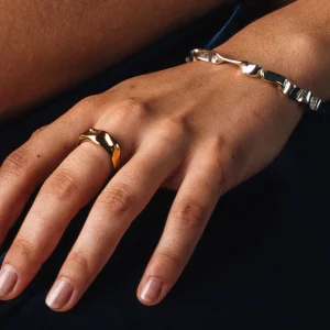 SarahBijoux Crisp Gold Ring