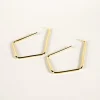SarahBijoux Diamond Gold Vermeil Hoops