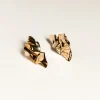 SarahBijoux Draped Gold Vermeil Earrings