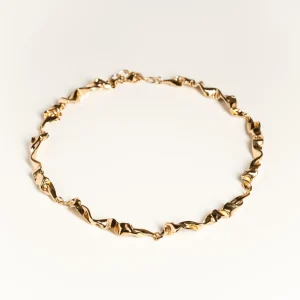 SarahBijoux Draped Gold Vermeil Necklace