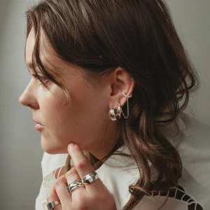 SarahBijoux Ear Cuff With Chain