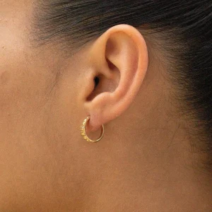 SarahBijoux Flow gold vermeil hoops