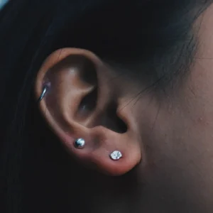 SarahBijoux Flower Gold Vermeil Studs