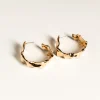 SarahBijoux Large Crisp Gold Vermeil Hoops