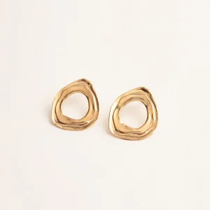 SarahBijoux Lava Gold Vermeil Earrings
