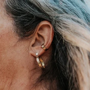 SarahBijoux Paper Clip Gold Vermeil Ear Cuff