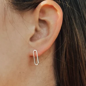 SarahBijoux Paper Clip Studs
