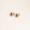 SarahBijoux Shell Gold Vermeil Studs