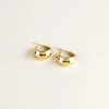 SarahBijoux Small dune gold vermeil hoops