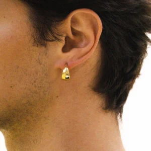 SarahBijoux Small dune gold vermeil hoops