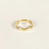 SarahBijoux Small Flat Gold Ring