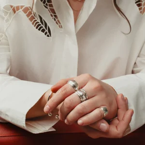 SarahBijoux Small Half Round Ring