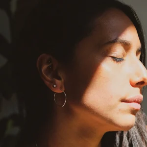 SarahBijoux Square Wire Gold Vermeil Hoops