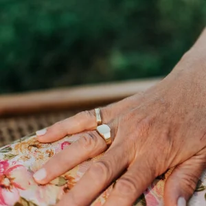 SarahBijoux Triplet Gold Ring