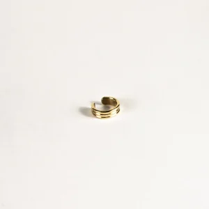 SarahBijoux Triplet Gold Vermeil Ear Cuff